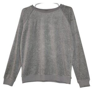 Knox Rose Grey Crew Neck Sweatshirt S Cotton & Polyester Blend, for women. NWT